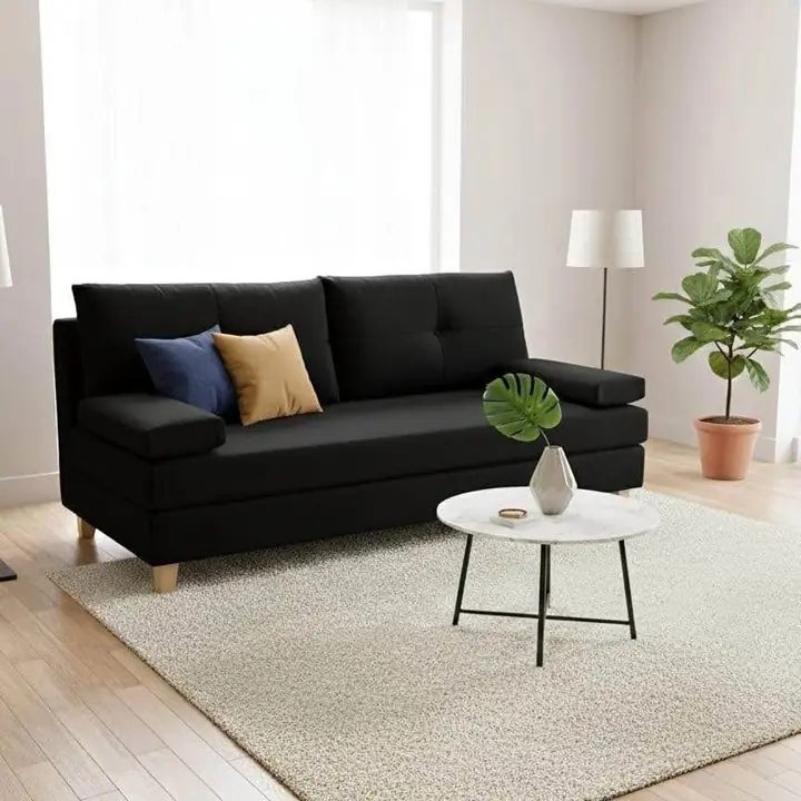 Sofa cama 1 plaza sillon 3 cuerpos en lino antidesgarro entrega inmediata stock