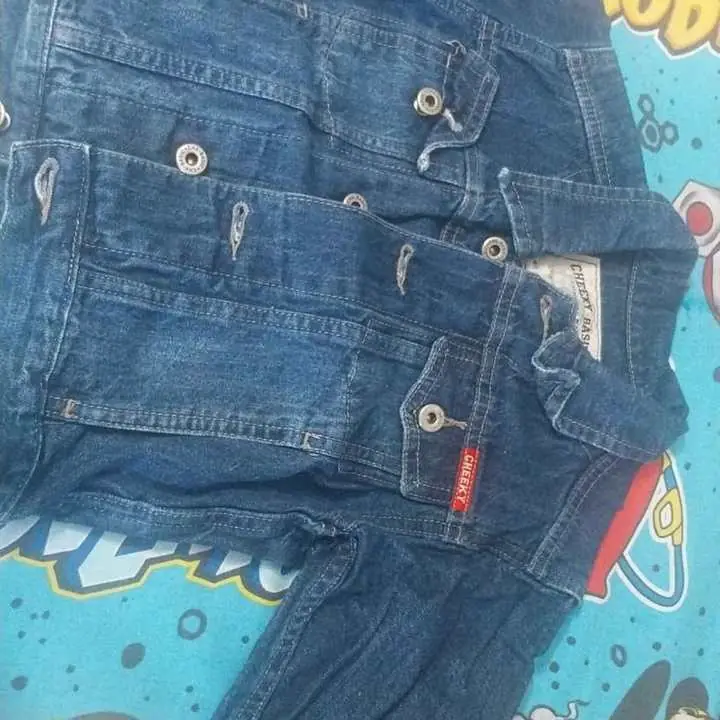 Campera checky de jean