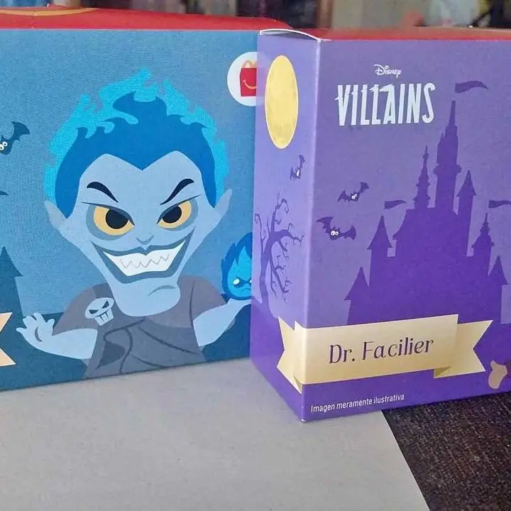 Anteojos macdonals de villanos