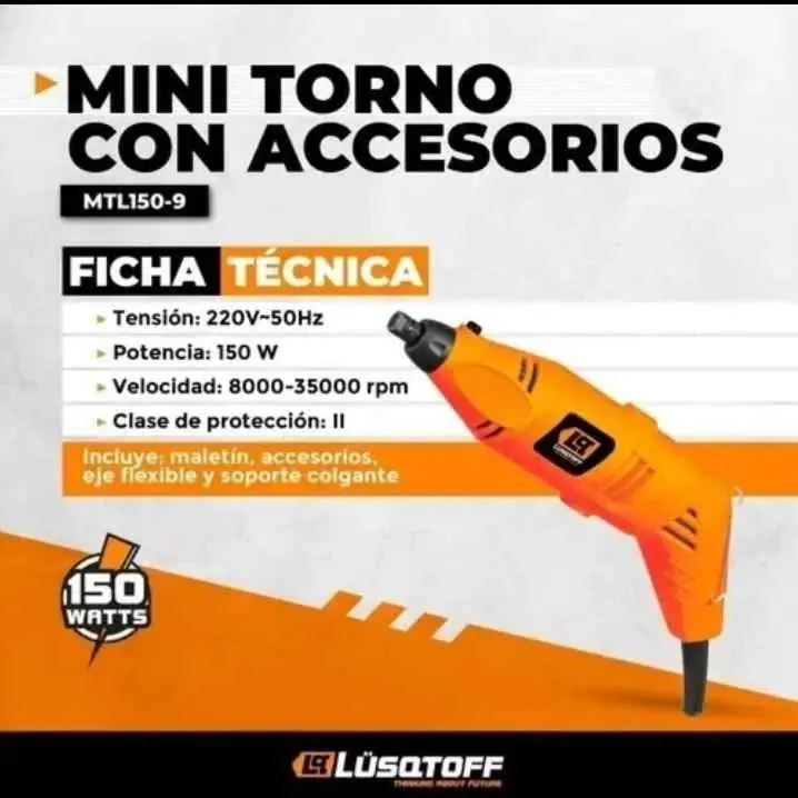Minitorno lusqtoff 150w