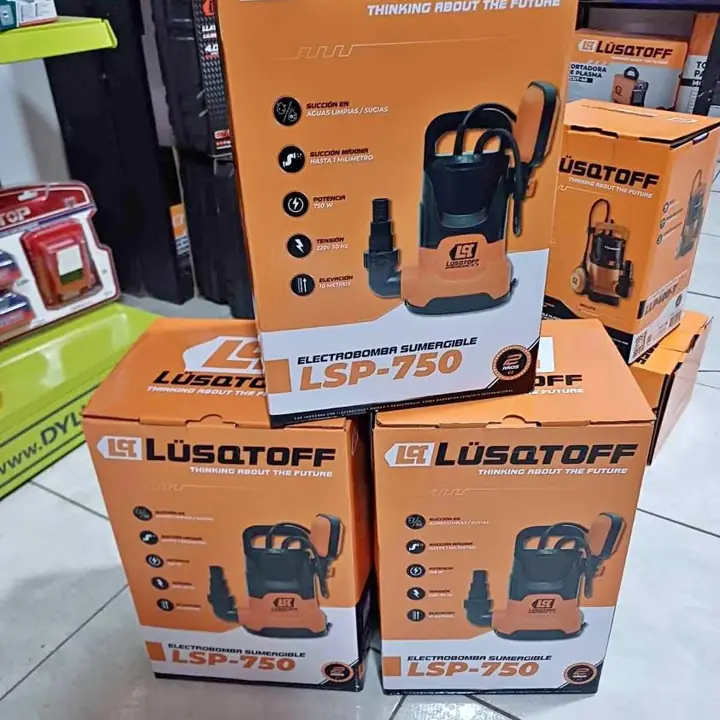Bomba sumer 750W 12500 L/h 1 1/2" plast LUSQTOFF 108.000