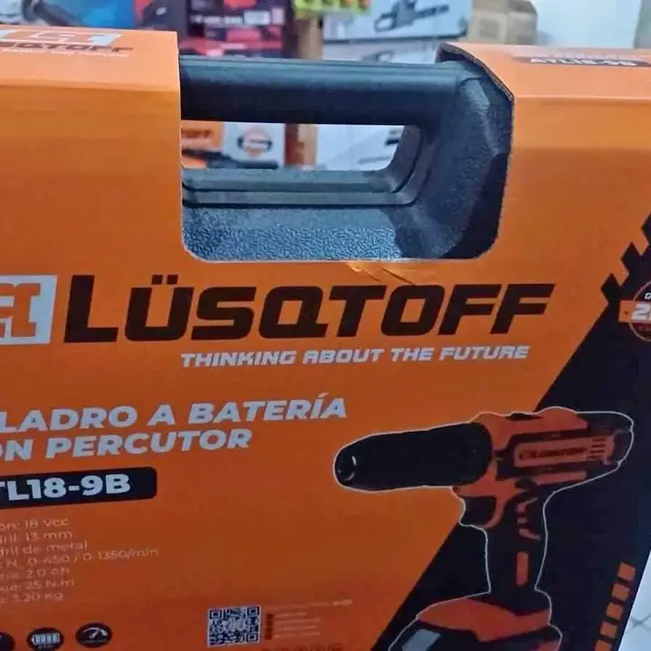 Taladro atornillador percutor inalambrico 13mm lusqtoff NUEVO 2 años garantía