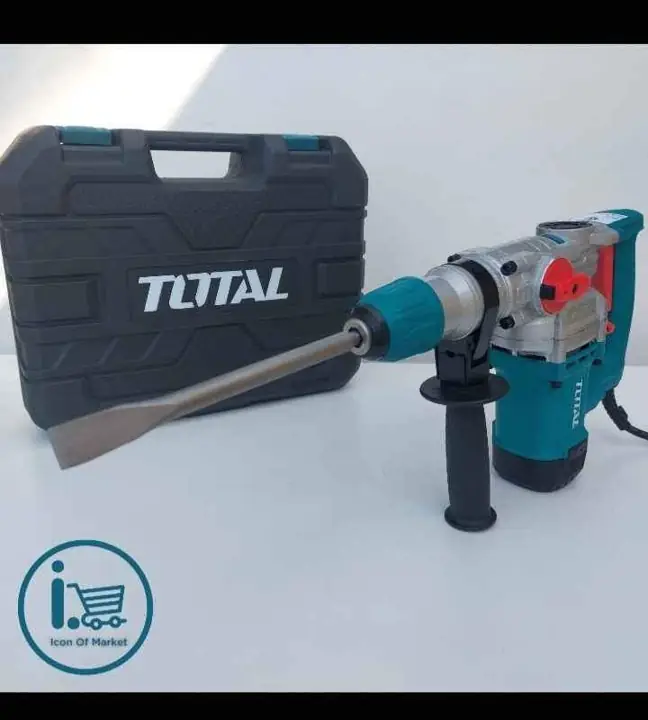 Rotomartillo taladro rotopercutor Sds Plus 1050w 5J + cinceles + Mechas + maletin