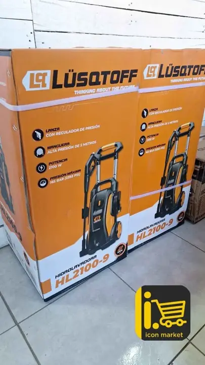 Hidrolavadora 165Bar 2100W 7,2L/min depósito detergente incorporado 220V HL2100-9 LUSQTOFF