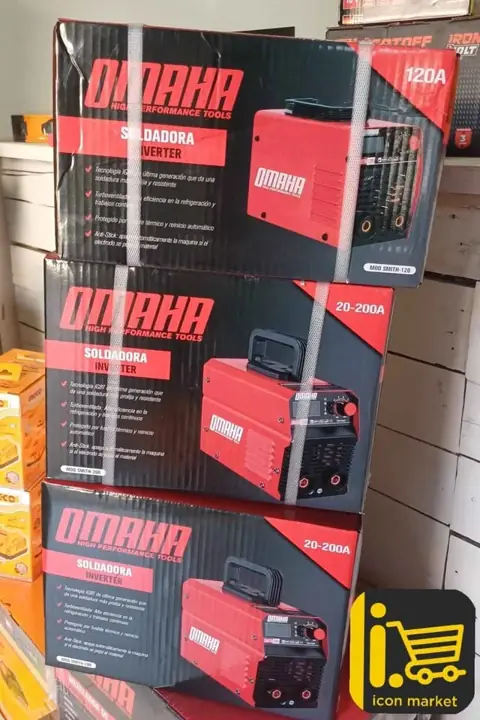 Soldadora Inverter Omaha 120A Omaha 106.000 Soldadora Inverter 200A Omaha 138.000 Disponibles!