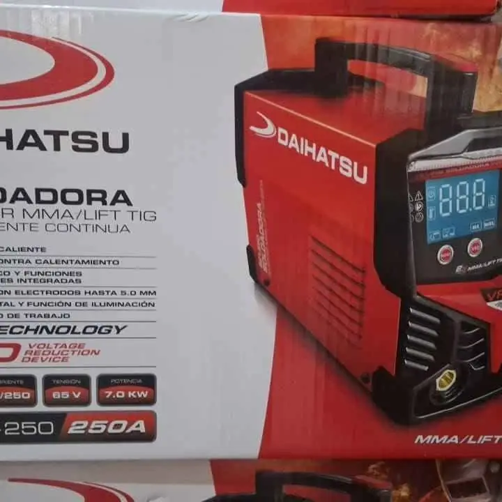 Soldadora inverter 250A MMA/lift Tig de corriente continua 188.000