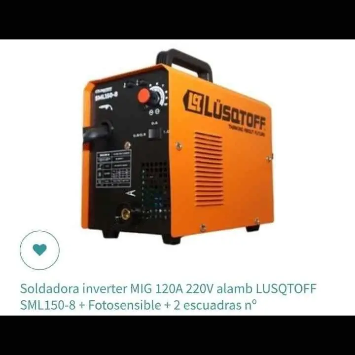 Soldadora Inverter mig 120A SML150-8