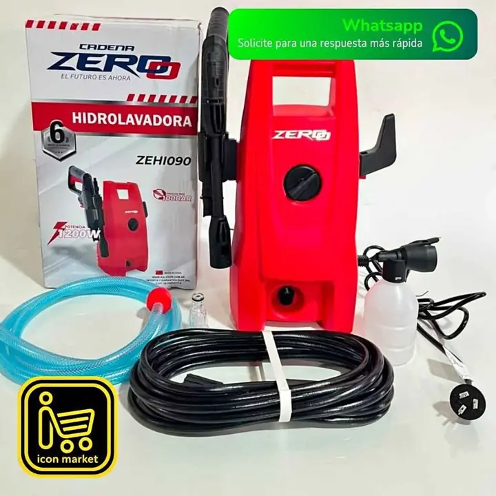 Hidrolavadora eléctrica zero ZEHI090 – 1200W