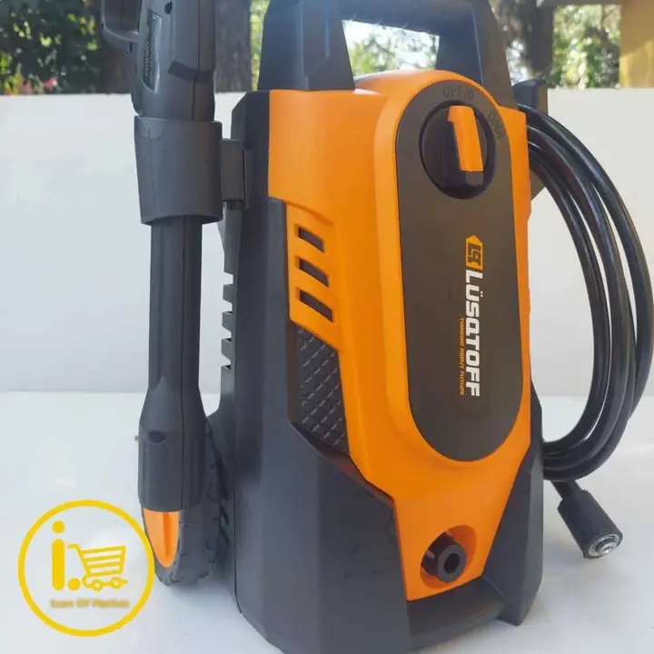 Hidrolavadora eléctrica de 1200W con 105bar de presión máxima