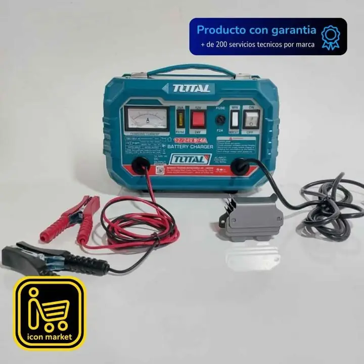 Cargador de batería Total 12/24 v 180 amp para Auto Lancha y Camioneta
