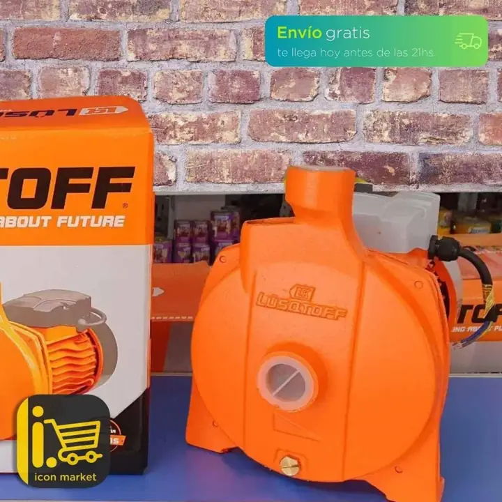 Bomba centrífuga Lüsqtoff CPM158 1hp 750w naranja Fase electrica Monofásica Frecuencia 50 Hz