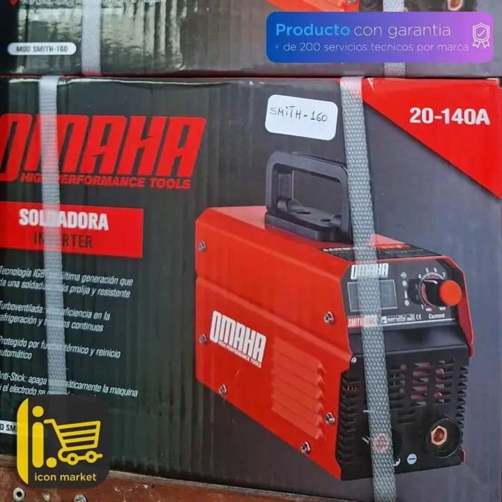 Soldadora Inverter Eléctrica 140a Smith 160 Omaha Igbt Mma
