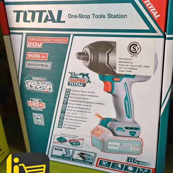 Llave de impacto 850nm total sola