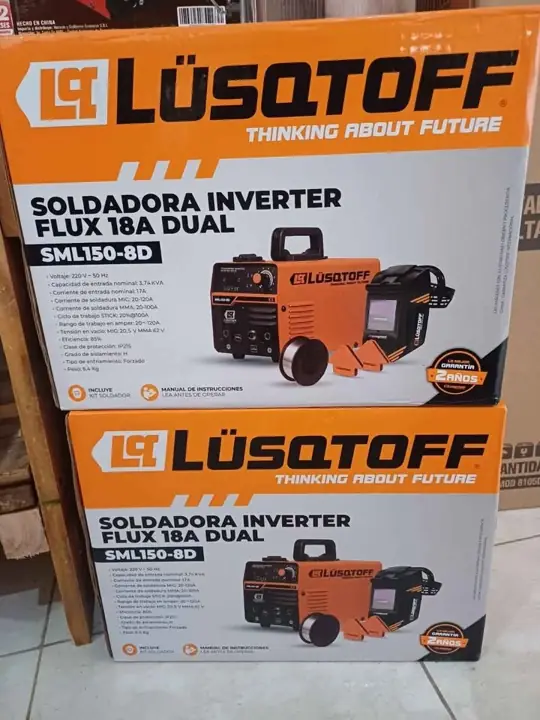 Soldadora Inverter flux 18A dual Nueva