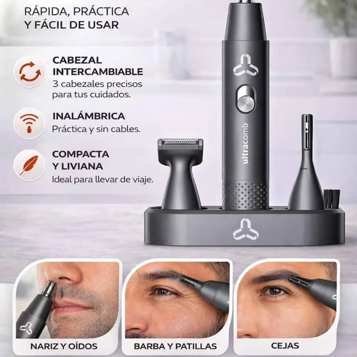 Recortadora afeitadora cejas barba Ultracomb
