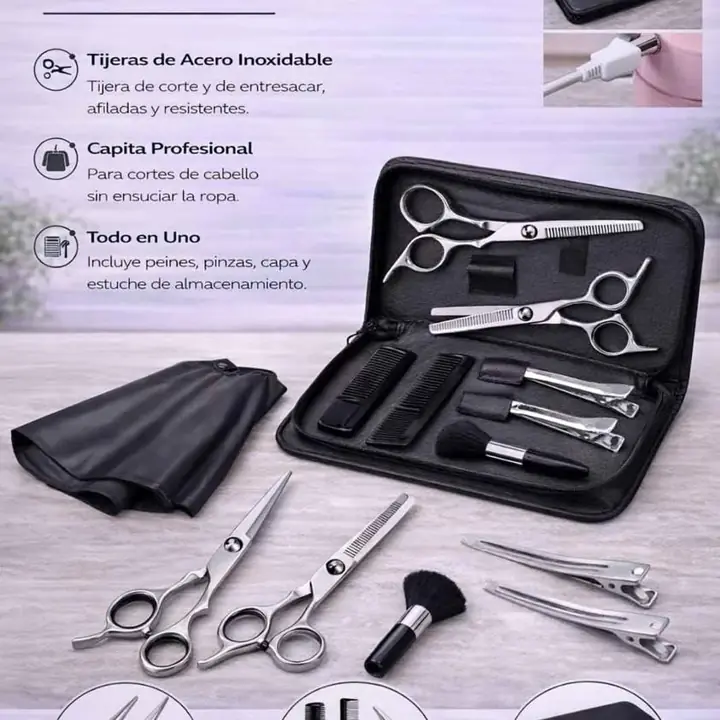 Kit de peluqueria barberia profesional
