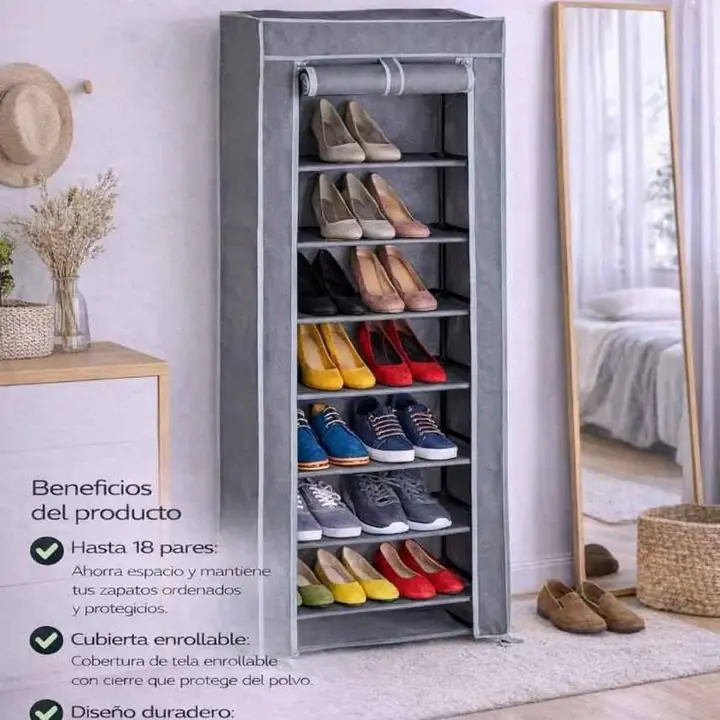 Organizador de tela para zapatero