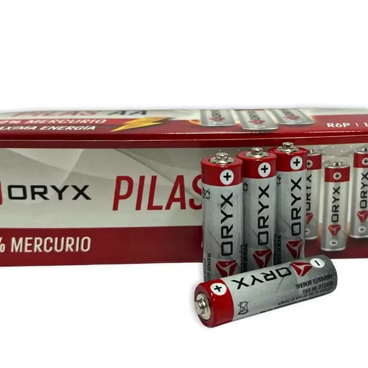 Pila AA oryx x pack de 8 pilas