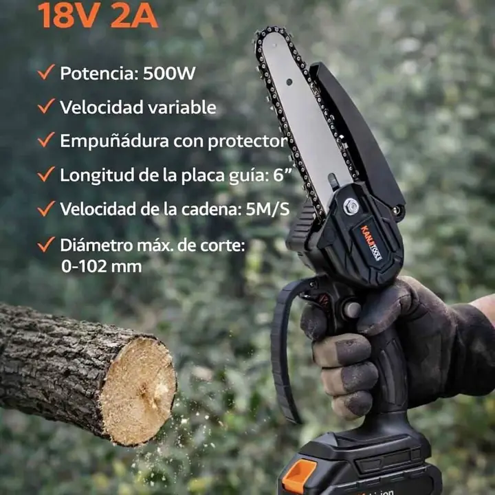 Podadora portatil 18V 2A Kanji tools