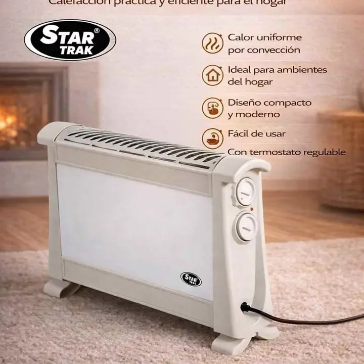 Convector con termostato - star trak - stcot
