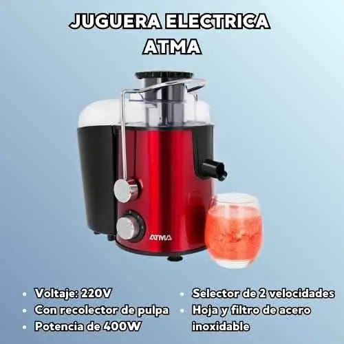 Juguera electrica Atma roja