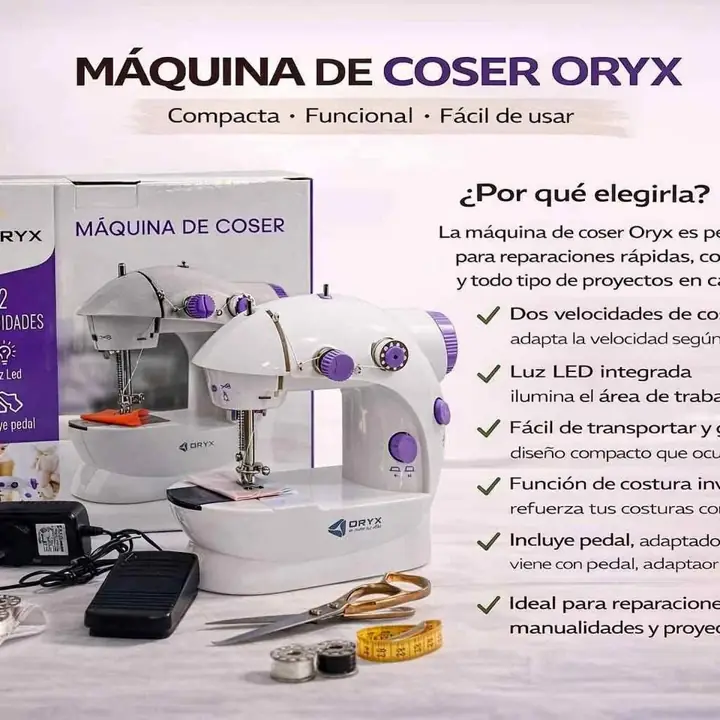 Maquina de coser oryx-time