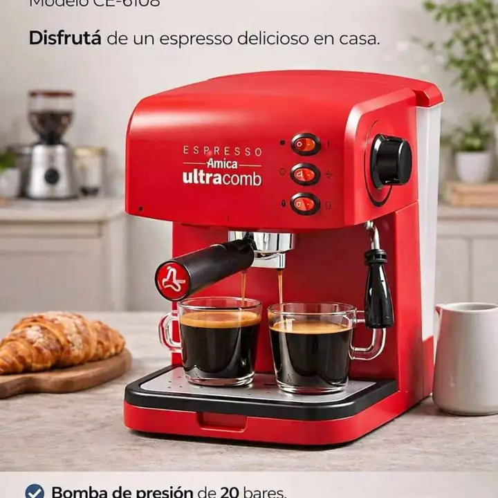 Cafetera espresso 19 bar Ultracomb