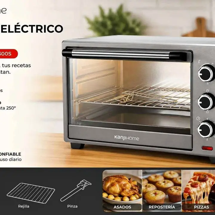Horno electrico 16 lts Kanji - gris
