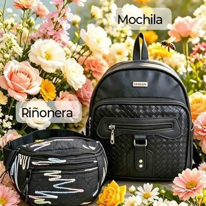 Morral + riñonera dia de la madre