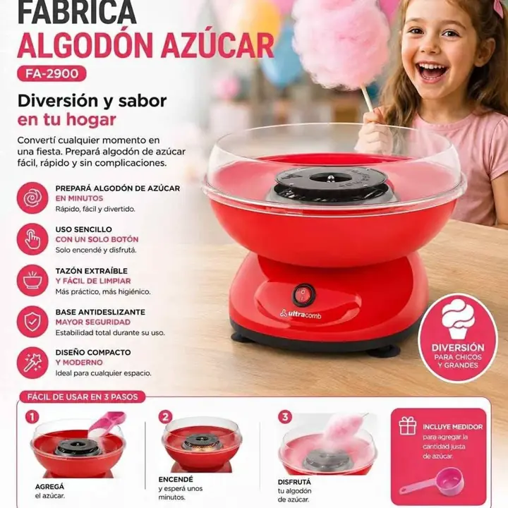 Fabrica de algodon de azucar Ultracomb