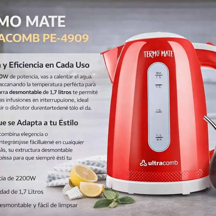 Pava electrica 1.7 lts 2200W Ultracomb
