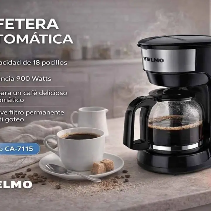 Cafetera automatica 900W 18 pocillos yelmo