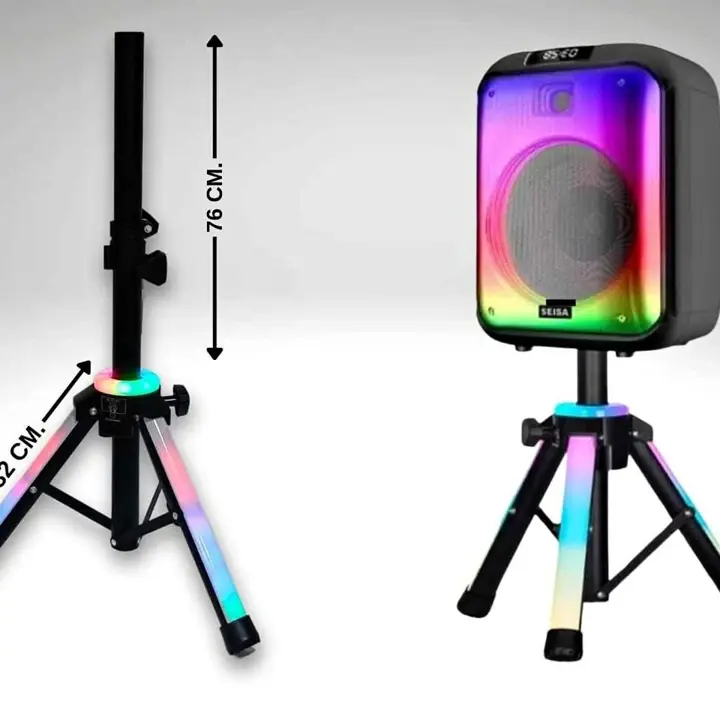Tripode para parlante C / luz RGB