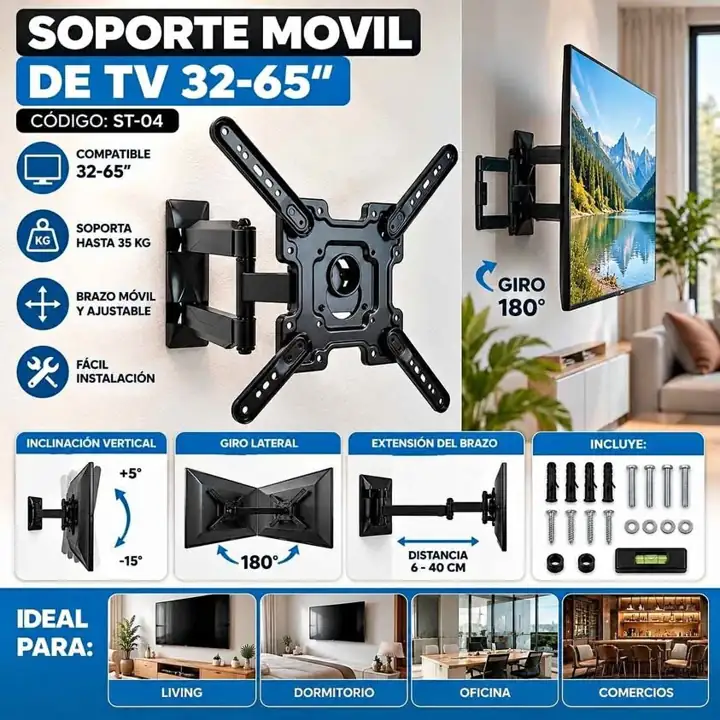 Soporte movil 32 a 65 pulgadas