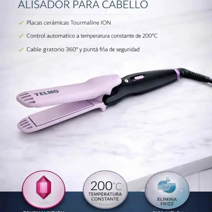 Planchita de cabello yelmo