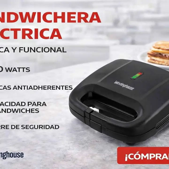 Sandwichera electrica Westinghouse