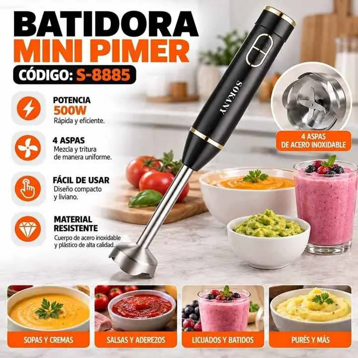 Batidora mini pimer 500W