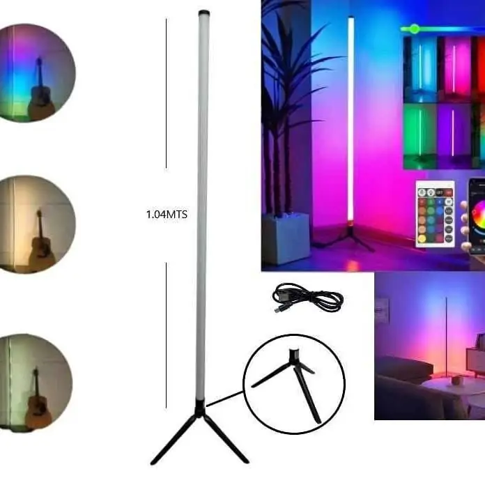 Luz LED rbg esquinero 104CM C/control WiFi