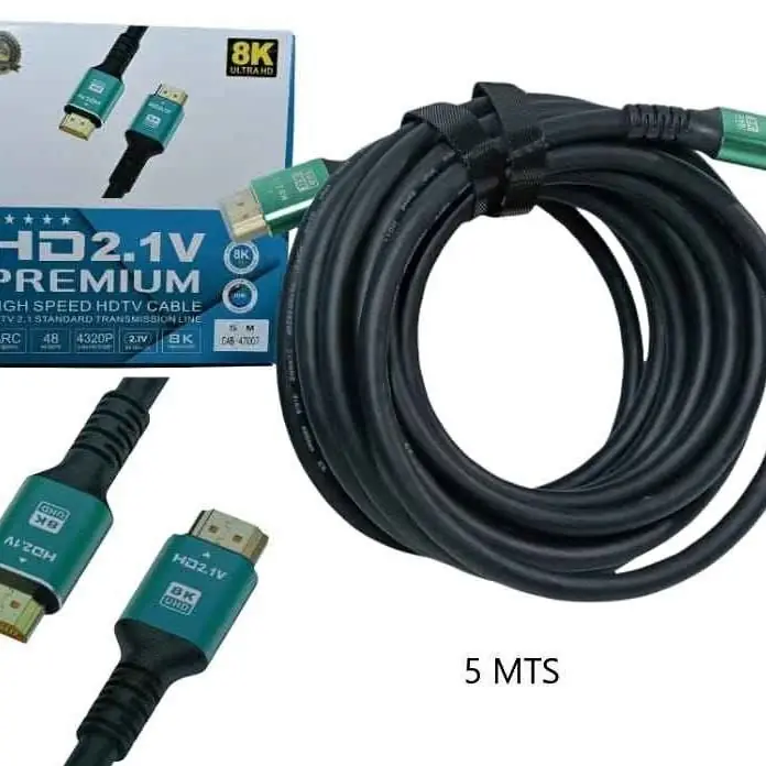 Cable HDMI reforzado 8K 2.1V 5M