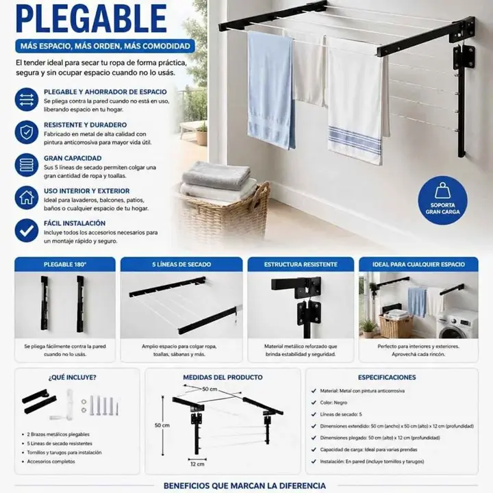Tender plegable