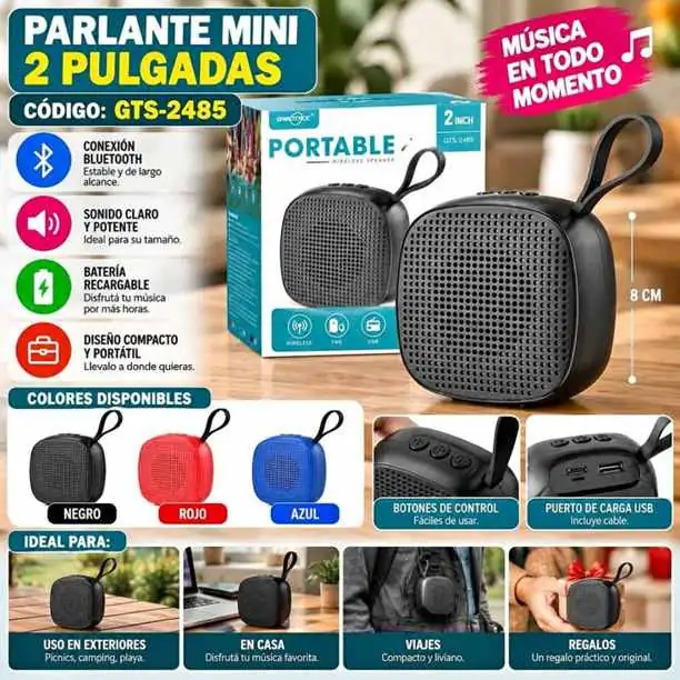 Parlante mini 2 plg