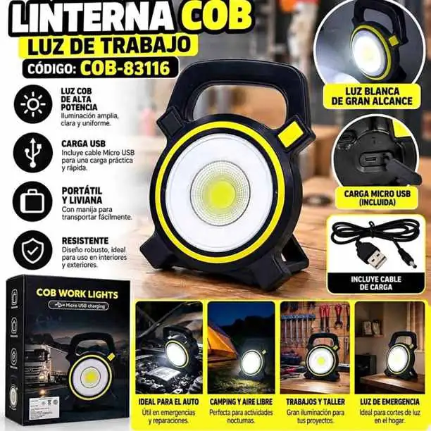 Linterna cob om