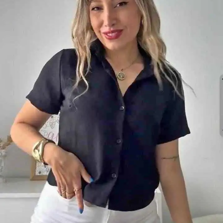 Camisa cey manga corta lisa/estampada