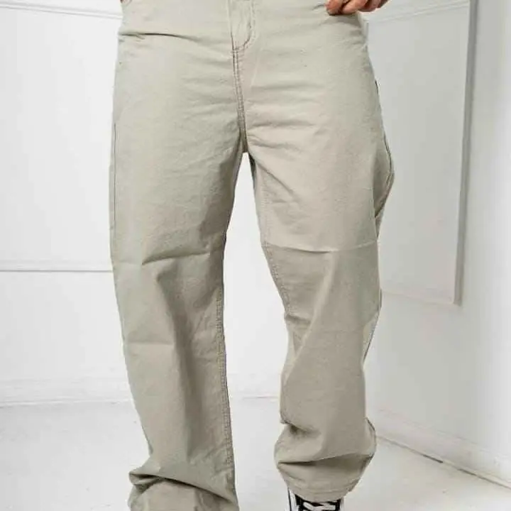 Jean baggy beige natural