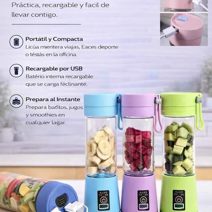 Mini licuadora recargable 380ML