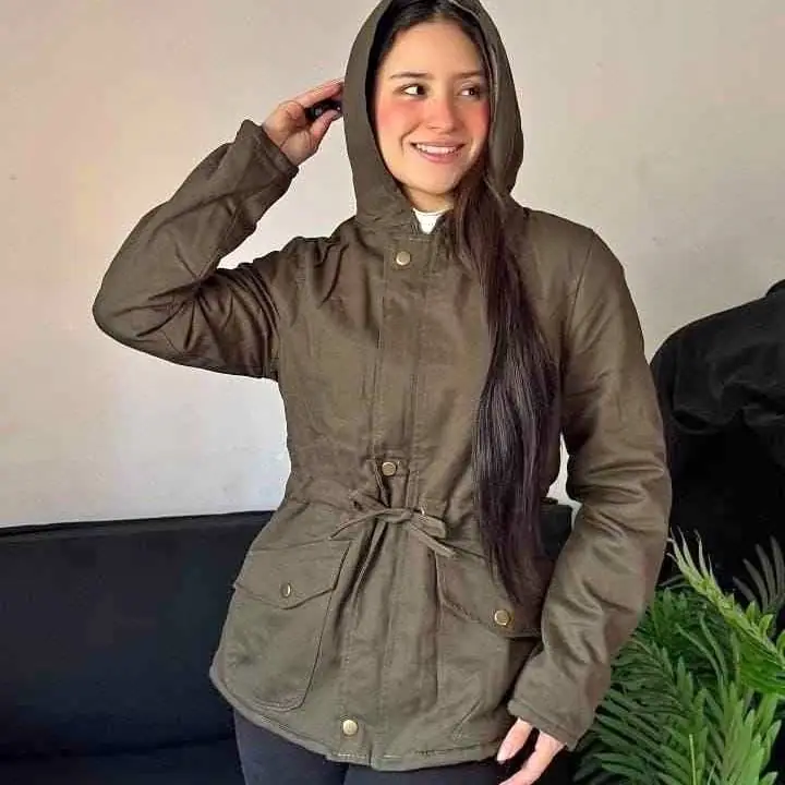 Parka gabardina