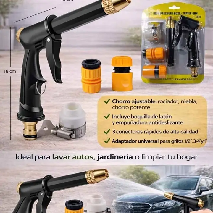 Pistola de riego para manguera