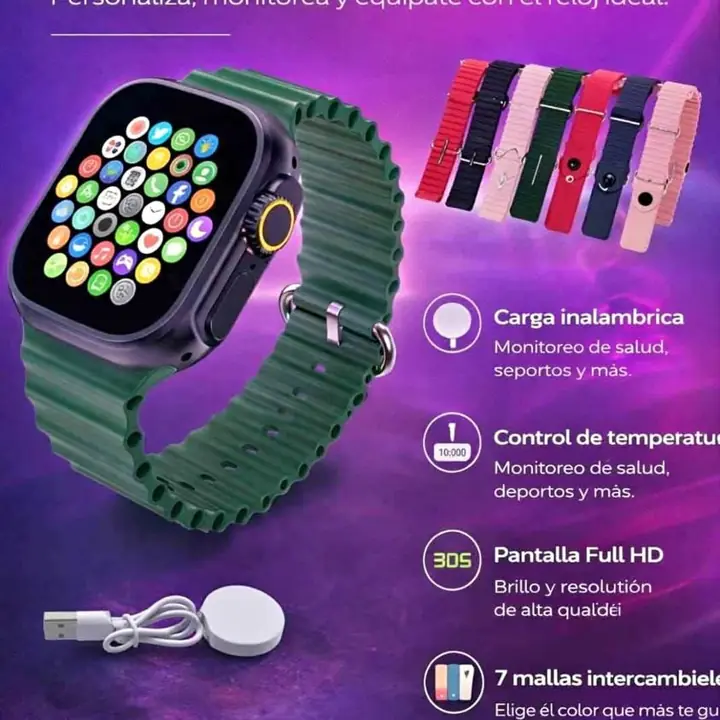 Reloj smartwatch ultra - 7 mallas
