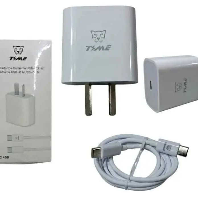 Cargador 20W C/ cable tipo C a tipo C