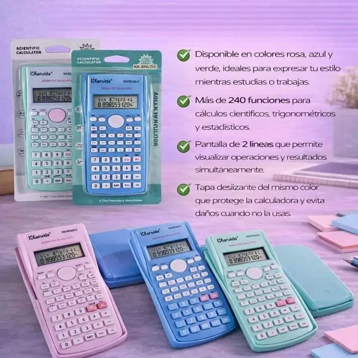Calculadora cientifica colores